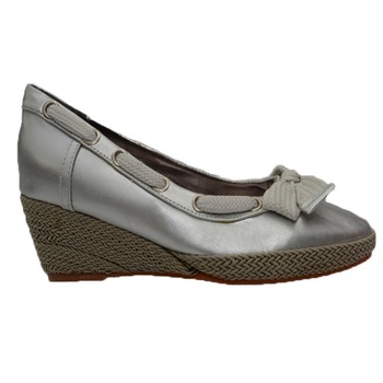 Pantofi cu talpa intreaga, D&J Exclusive, Argintiu, 37 Pantofi cu talpa intreaga, D&J Exclusive, Argintiu, 37
