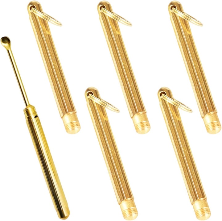 Set 6 Lingurite Aurii Mini, Pandantiv Special, Accesorii Bucatarie