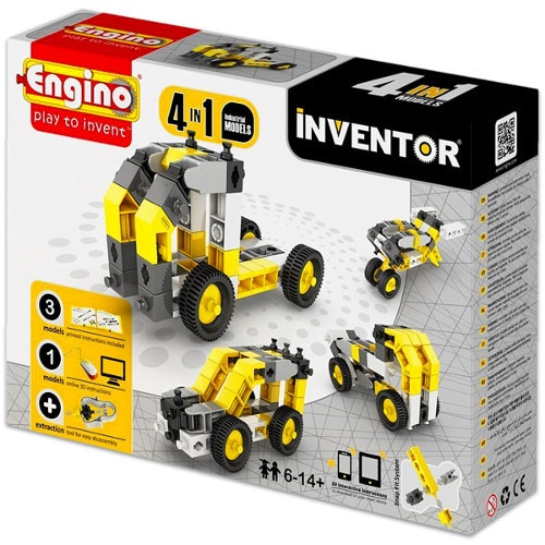 Joc Engino de Constructie Creativ Inventor 4 Modele Utilaje Industriale