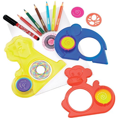 Set Crayola de Desen cu Sabloane Spiralografice