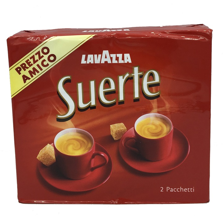 Мляно кафе Lavazza Suerte, 2X250 гр
