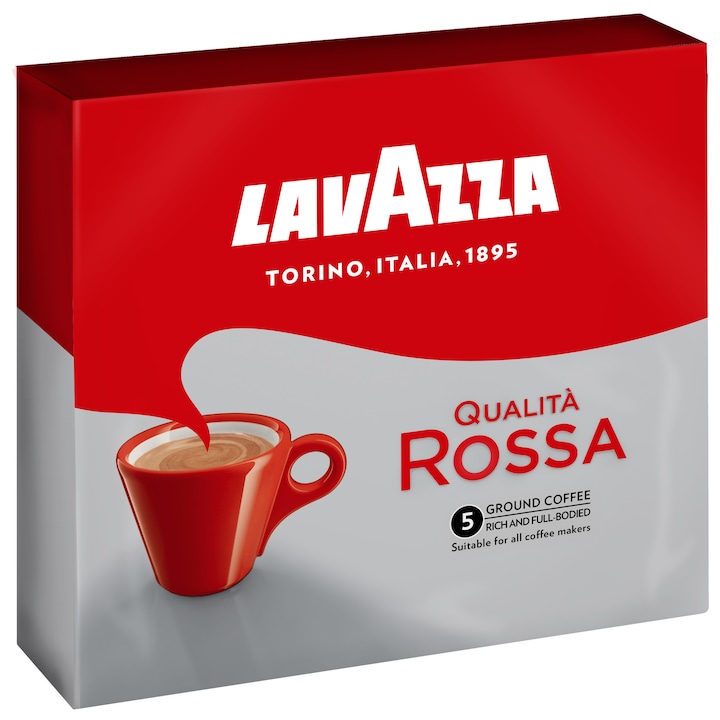 Cafea macinata Lavazza Qualita Rossa 2x250 g