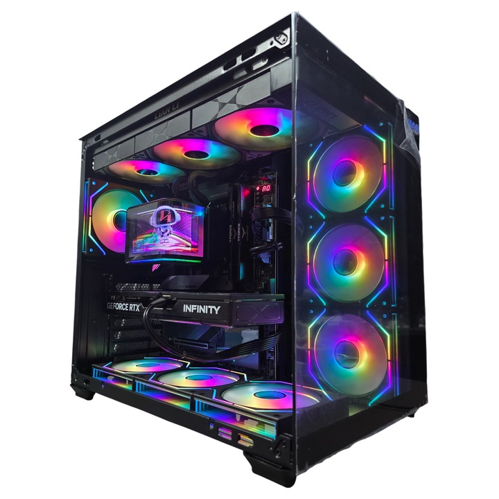 Настолен компютър за игри MCO, Intel® Core i9-14900K до 6.0GHz, 32GB DDR5, 1TB SSD M.2, GeForce® RTX 5070 12GB GDDR7, Windows 11 PRO
