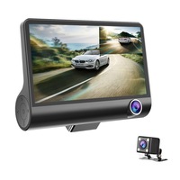camera de bord auto dvr full hd cu 3 obiective fata spate interior imagen 45_0_
0