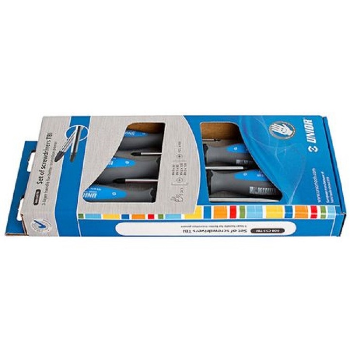 Комплект кръстати отвертки TBI Unior ,5pcs