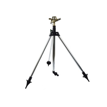 Aspersor metalic cu impuls si trepied reglabil 57-90mm 360°, Geko G73056 Aspersor metalic cu impuls si trepied reglabil 57-90mm 360°, Geko G73056