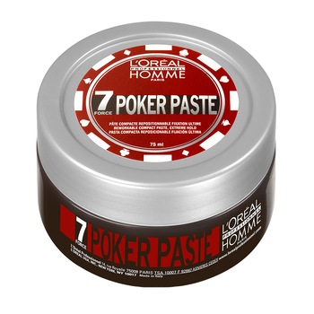 Pasta de par modelatoare L´Oreal Professionnel Homme Poker Paste pentru fixare foarte puternica, 75 ml Pasta de par modelatoare L´Oreal Professionnel Homme Poker Paste pentru fixare foarte puternica, 75 ml