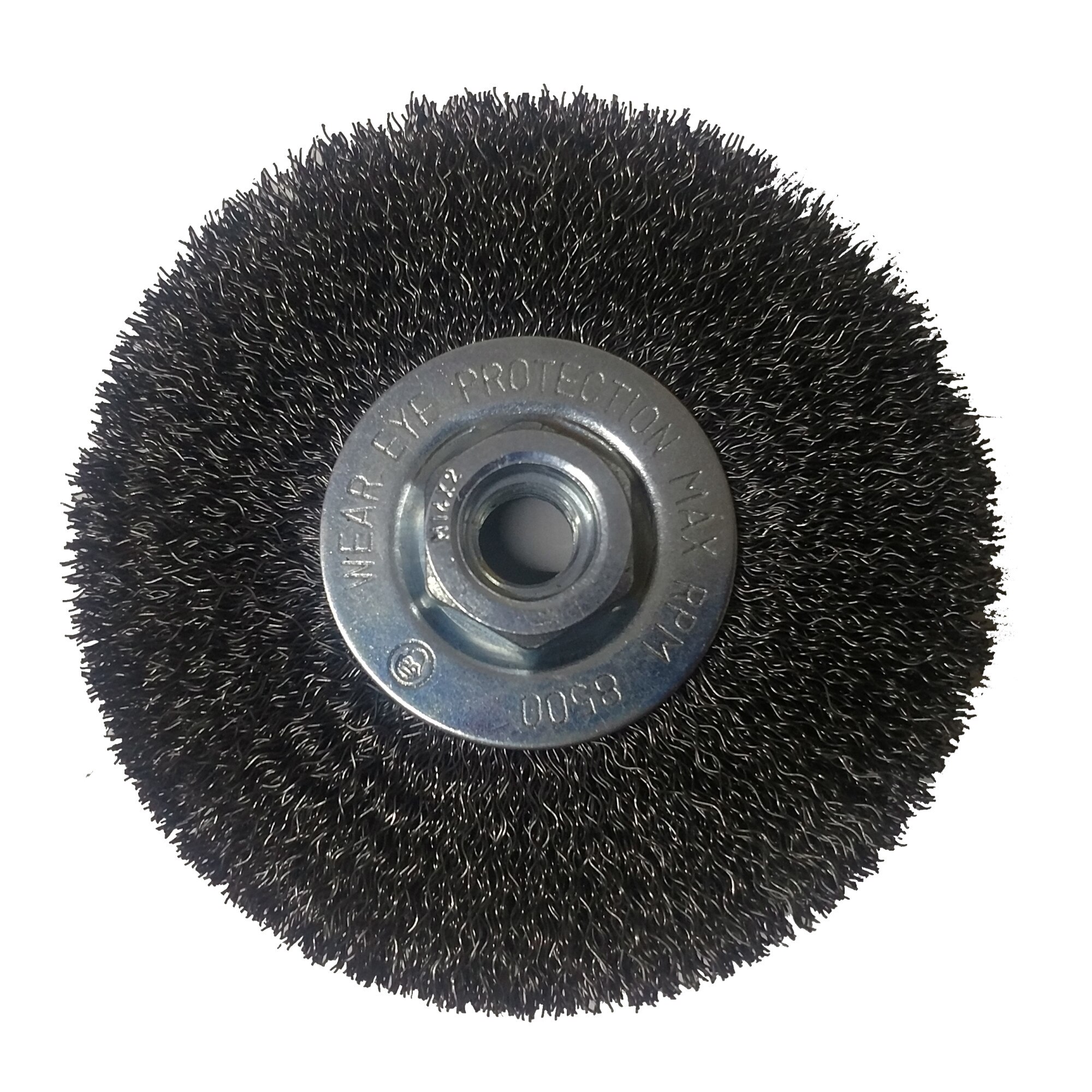 Perie sarma tip circular cu filet , diametru 115mm