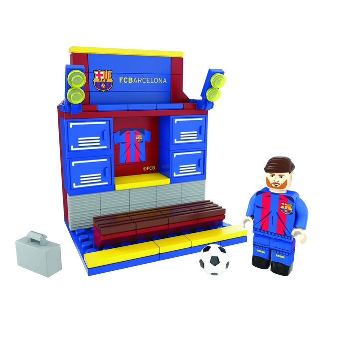 Set de constructie Nanostars, Barcelona vestiar