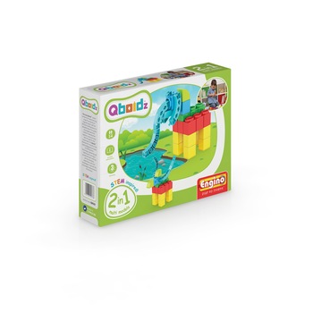 Joc de constructie creativ, Engino Qboidz 2 in 1 Multimodele (Elefant) Joc de constructie creativ, Engino Qboidz 2 in 1 Multimodele (Elefant)
