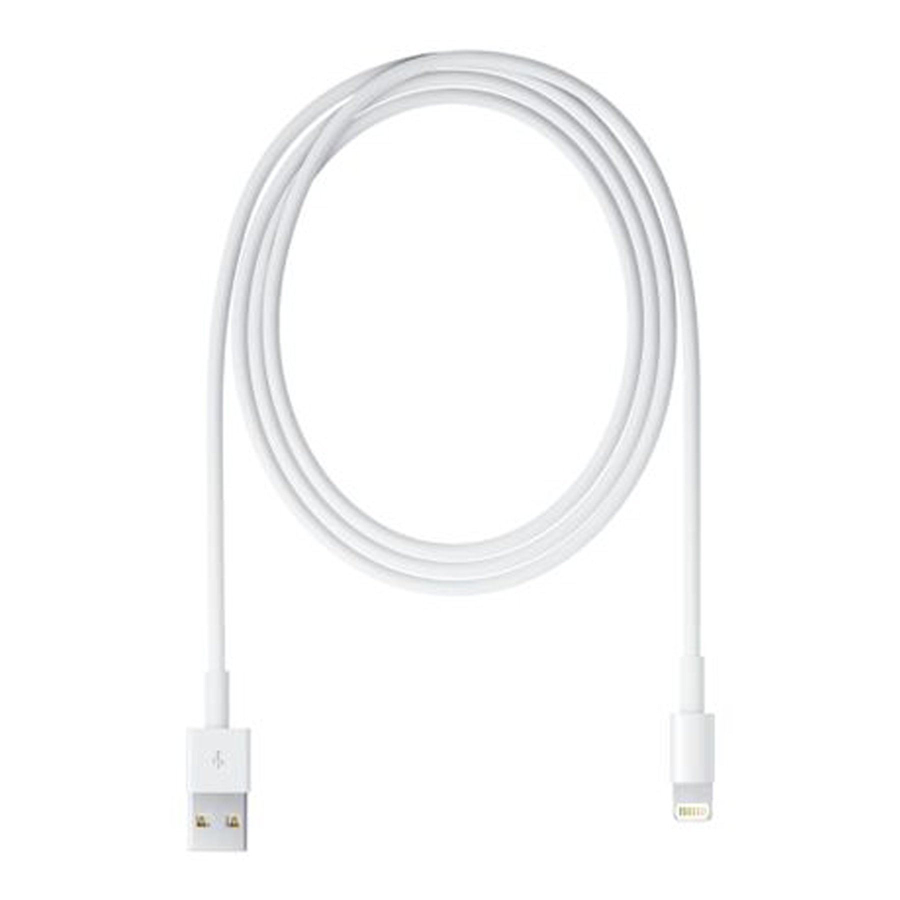 Cablu de date Apple iPhone, IOS Safe&Speed, alb, 1m