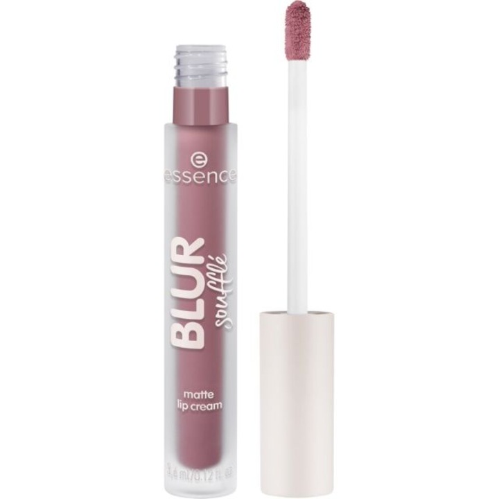 Ruj crema mat Essence 06 Pillow Talking, mov, 3.6 ml