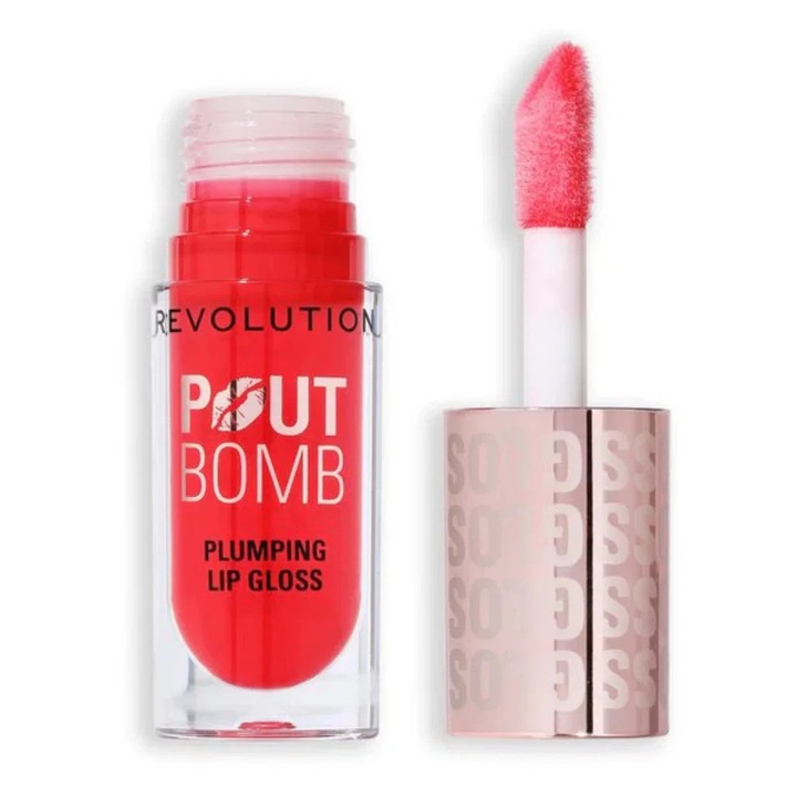Ruj, Makeup Revolution, Pout Bomb, roșu, 4.6 ml