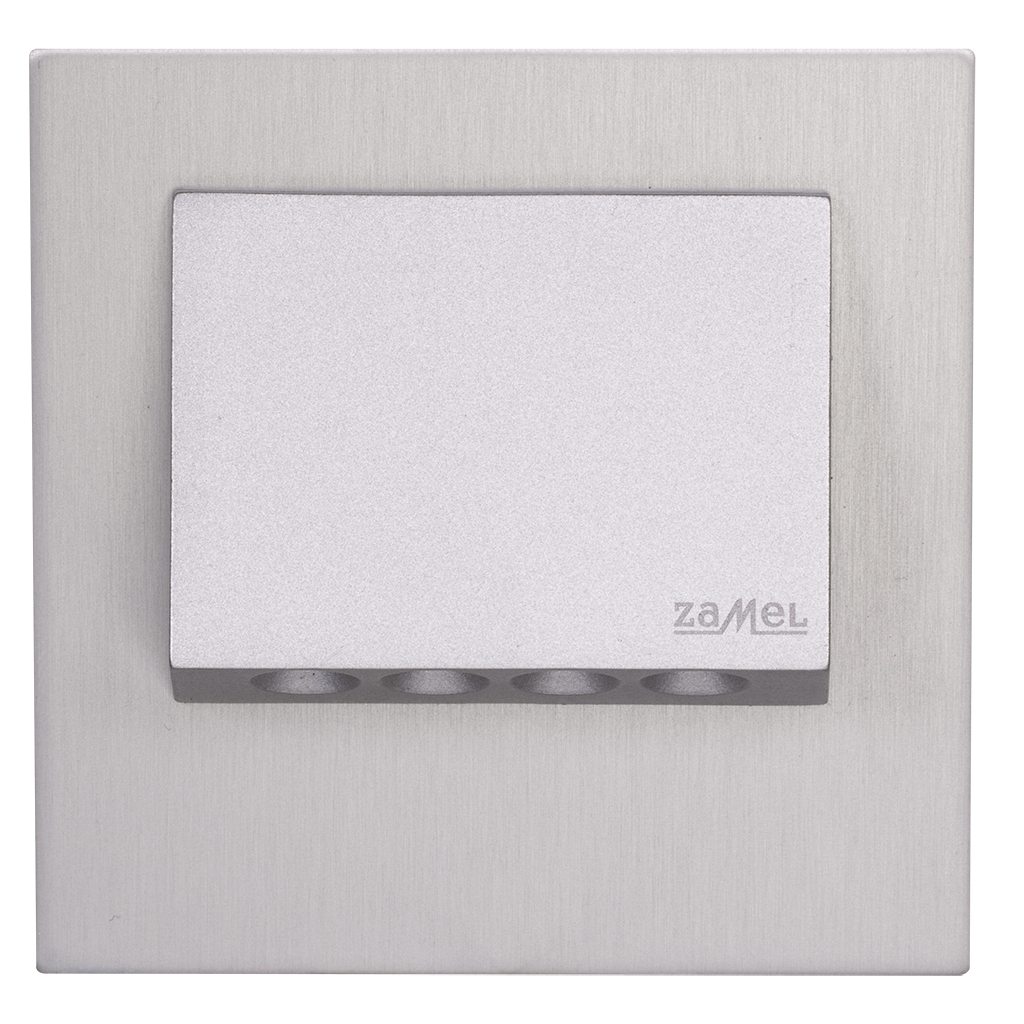 Spot LED Zamel Navi 11-221-12, 0.42 W, 3100 K, Argintiu