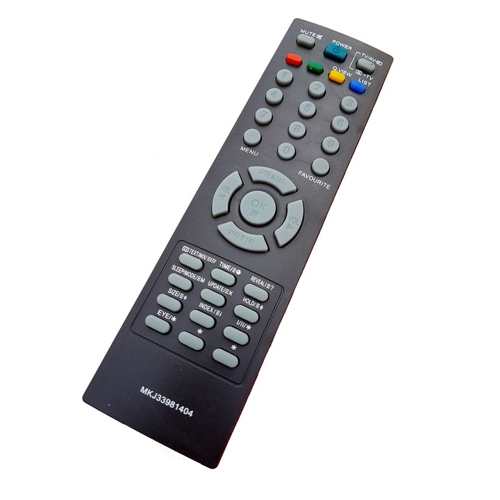 Telecomanda pentru LCD/TV LG MKJ33981404, neagra echivalenta cu telecomanda originala