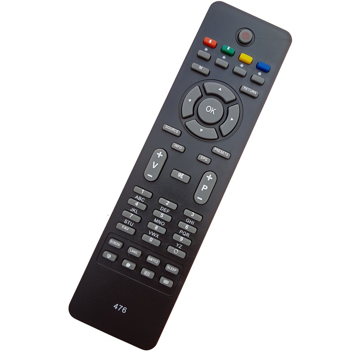 Telecomanda pentru LCD/LED DIGIHOME RC-1825, neagra compatibila cu telecomanda originala