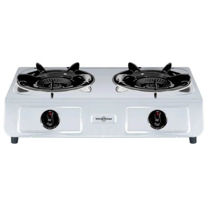 Plita pe gaz Vitrokitchen 275IN 8437026810245, 2 arzatoare, alb