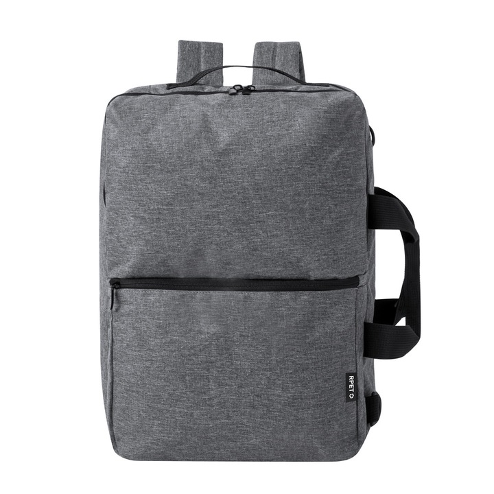 Rucsac Business Laptop AiKarz AiDesign, 3 in 1, Geanta Office de Umar si Documente, Laptop 15”, RPET 600D, Gri