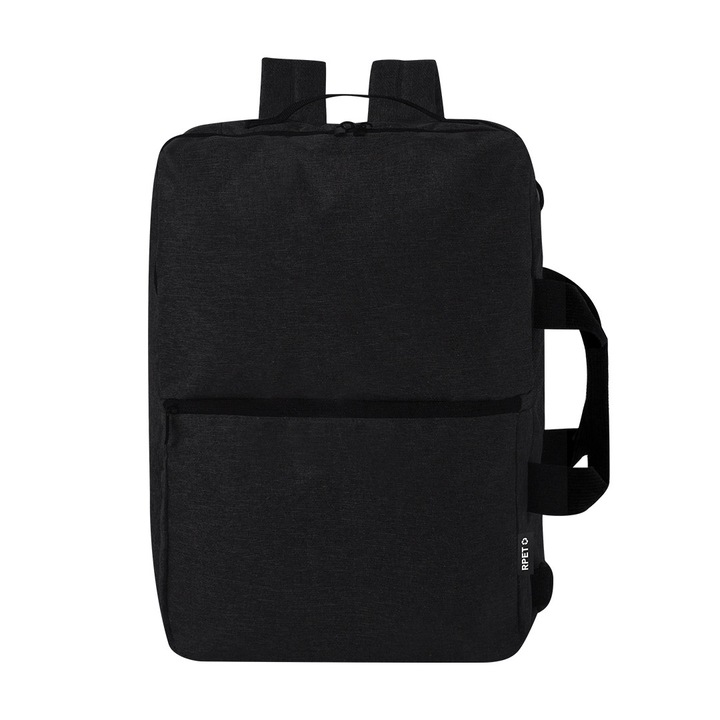 Rucsac 3 in 1 AiKarz AiDesign, Laptop 15”, Geanta Business de Umar si Documente, RPET 600D, Negru