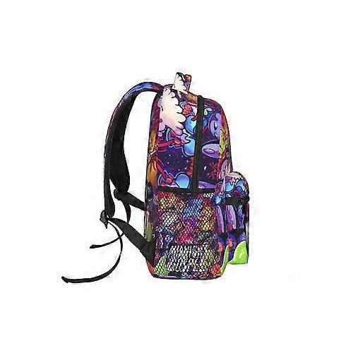 Rucsac, Oxford 600D (poliester) cu imprimeu The Midnight Gospel, compartiment pentru laptop 15 inch, bretele late si ventilate, rezistent la stropire, multicolor
