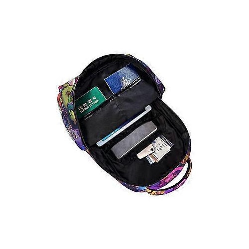 Rucsac, Oxford 600D (poliester) cu imprimeu The Midnight Gospel, compartiment pentru laptop 15 inch, bretele late si ventilate, rezistent la stropire, multicolor