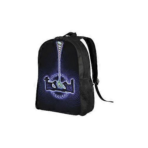 Rucsac unisex din Oxford 600D, compartiment pentru laptop 15", rezistent la stropire, imprimeu artistic, Multicolor