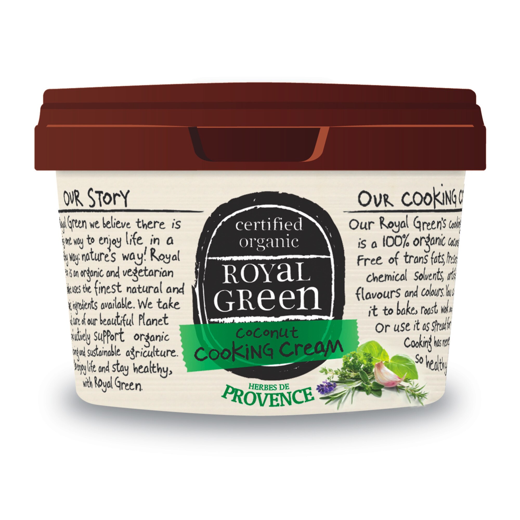 Ulei de cocos cu ierburi de Provence, Royal Green, 250 ml