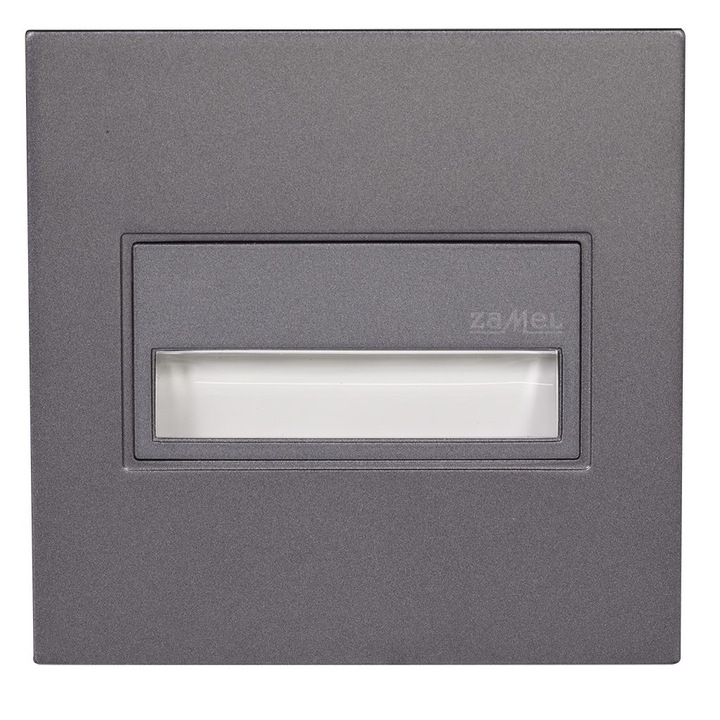 Spot LED Zamel SONA 14-211-32, 0.42 W, 3100 K, Gri inchis