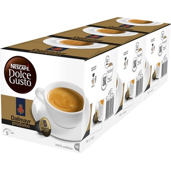 Set 3 X Capsule Nescafe Dolce Gusto, Dallmayr Prodomo, 16 Capsule, 112 g Set 3 X Capsule Nescafe Dolce Gusto, Dallmayr Prodomo, 16 Capsule, 112 g