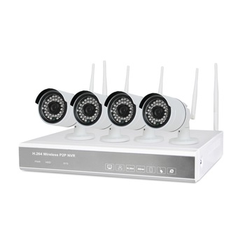 Sistem supraveghere wireless NVR ,PNP ,IP camera, 4 camere Sistem supraveghere wireless NVR ,PNP ,IP camera, 4 camere