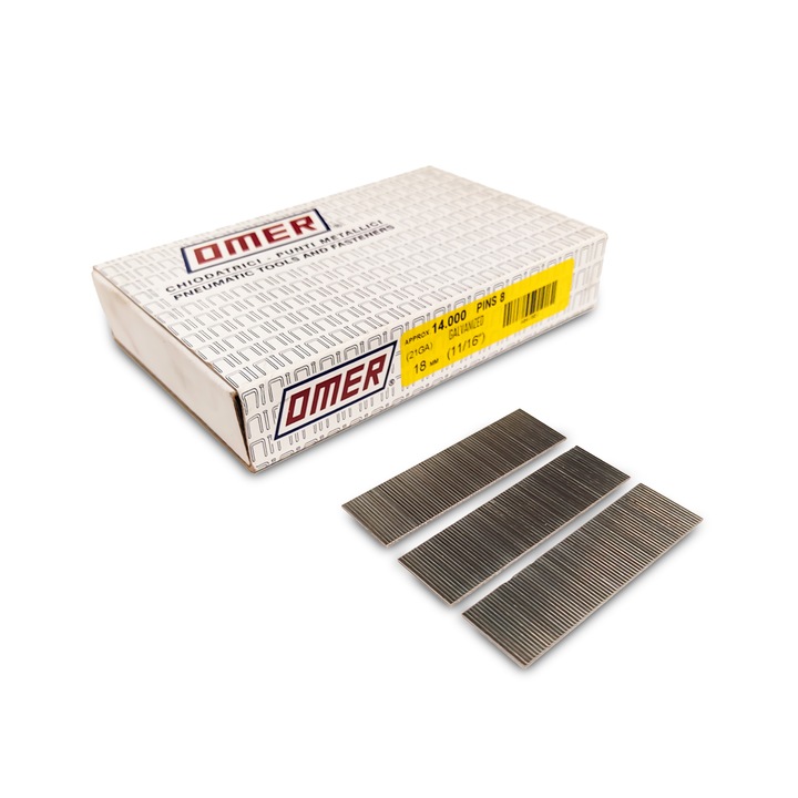 Minicuie fara cap, Omer Pins 8, Ø 0.84 mm