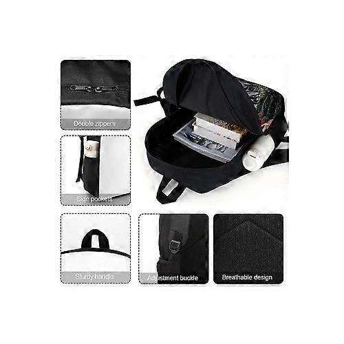 Rucsac pentru laptop din poliester 600D (Oxford) cu print Supernatural, multicolor, pentru laptop 15 inch