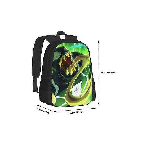 Rucsac laptop tk628 Venom din Oxford 600D rezistent la apa, compartiment pentru laptop 15", bretele late si ventilate, imprimeu multicolor