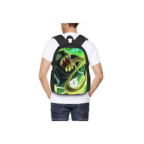 Rucsac laptop tk628 Venom din Oxford 600D rezistent la apa, compartiment pentru laptop 15", bretele late si ventilate, imprimeu multicolor