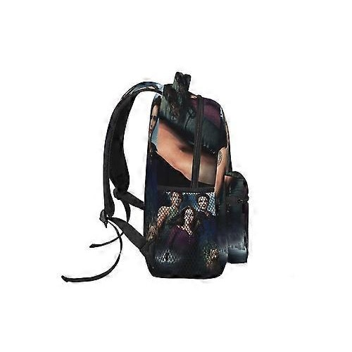 Rucsac din Oxford 600D cu imprimeu The Twilight Saga, compartiment pentru laptop 15", rezistent la stropire, bretele reglabile, Multicolor