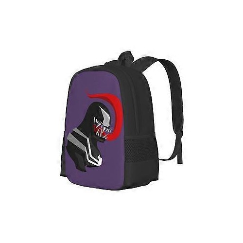 Rucsac casual din poliester 600D cu imprimeu Venom, compartiment pentru laptop 15", Multicolor, model FRU-CJK0424-260826-2082