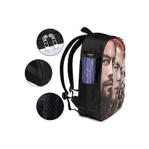 Rucsac laptop din 600D Oxford (poliester) cu port USB de incarcare, rezistent la apa, compartiment pentru laptop pana la 16 inch, multicolor
