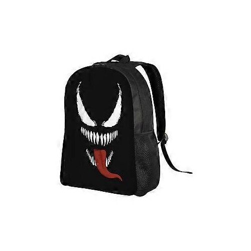 Rucsac poliester 600D, rezistent la apa, compartiment pentru laptop 15 inch, print frontal J4416 Venom, multicolor