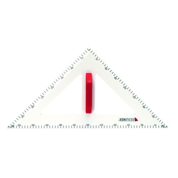 Echer magnetic 45-90-45 pentru tabla scolara Geoliner Echer magnetic 45-90-45 pentru tabla scolara Geoliner