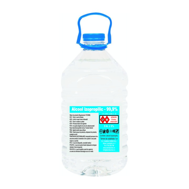 Alcool izopropilic IPA puritate 99,9% 5 litri