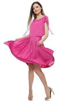 Rochie lycra ciclam, Ciclam, XL Rochie lycra ciclam, Ciclam, XL