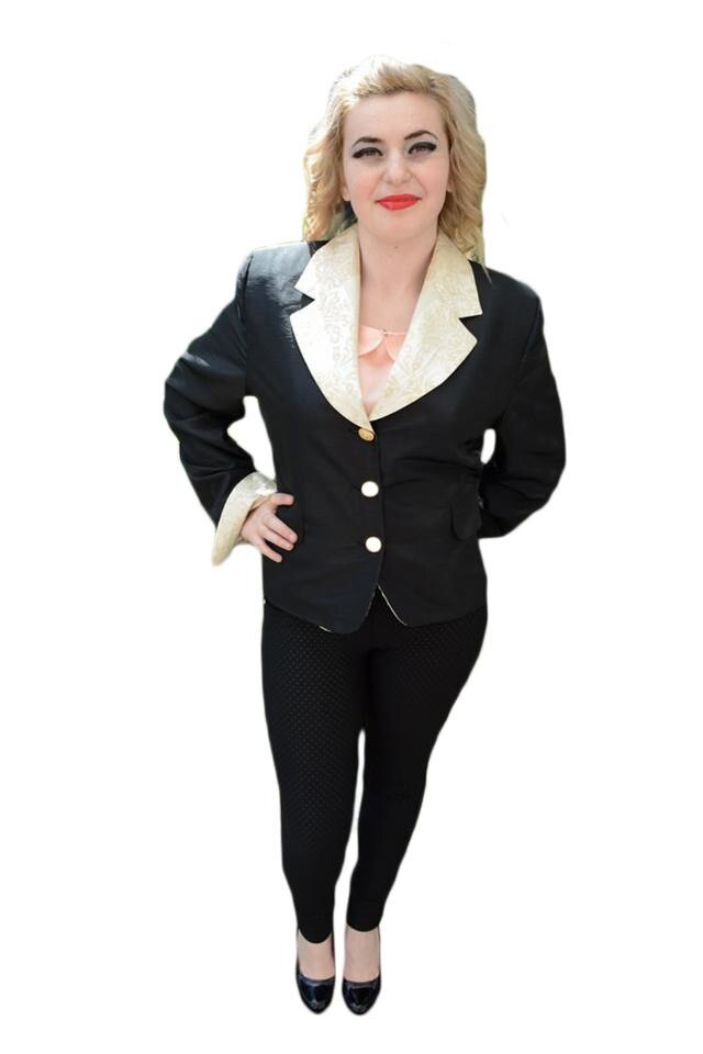 Sacou casual , D&J Exclusive, Negru
