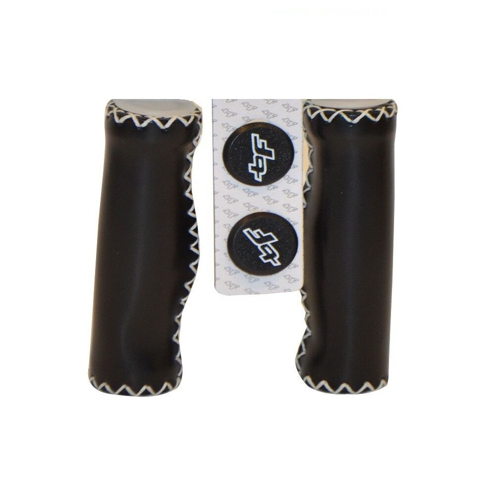 Mansoane BikeForce Ergo 135mm piele negru