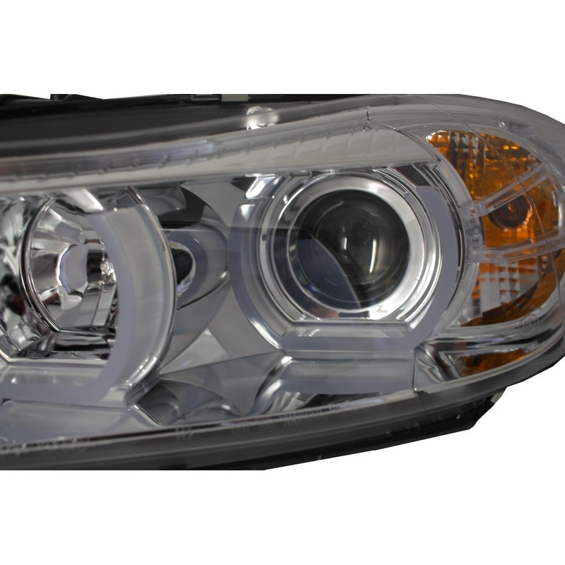 Faruri Xenon Angel Eye 3D U-TYPE compatibil cu BMW Seria 3 E90 E91