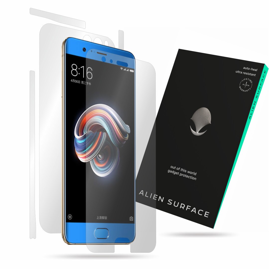 Folie Alien Surface, Xiaomi Mi Note 3, protectie ecran, spate, laterale