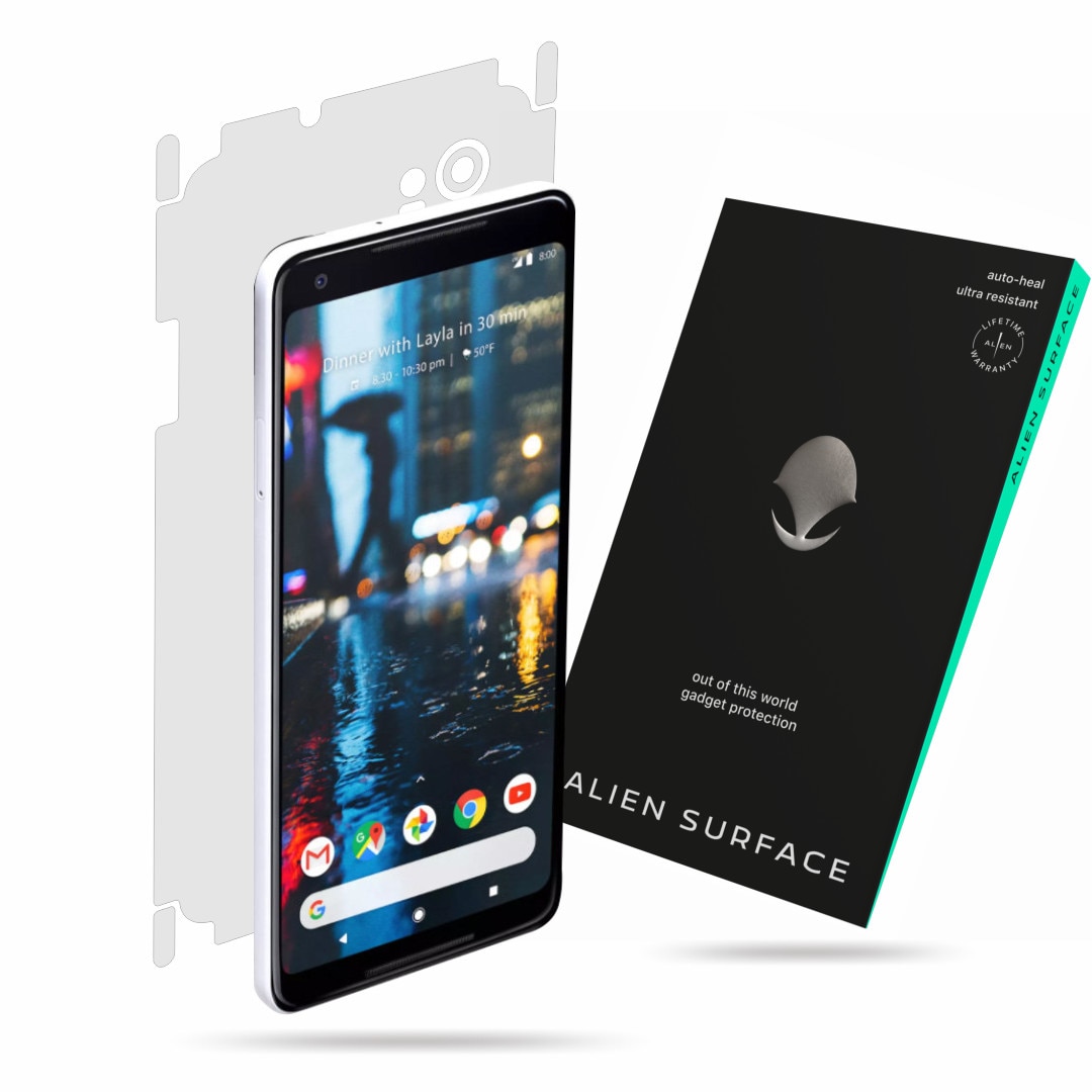 Folie Alien Surface, Google Pixel 2 XL, protectie spate, laterale