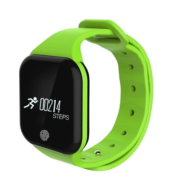 Bratara fitness TechONE™ X5S GetFit 2.0, puls, BT 4.0, OLED 1.26 inch, notificari, temperatura, altitudine, barometru, verde