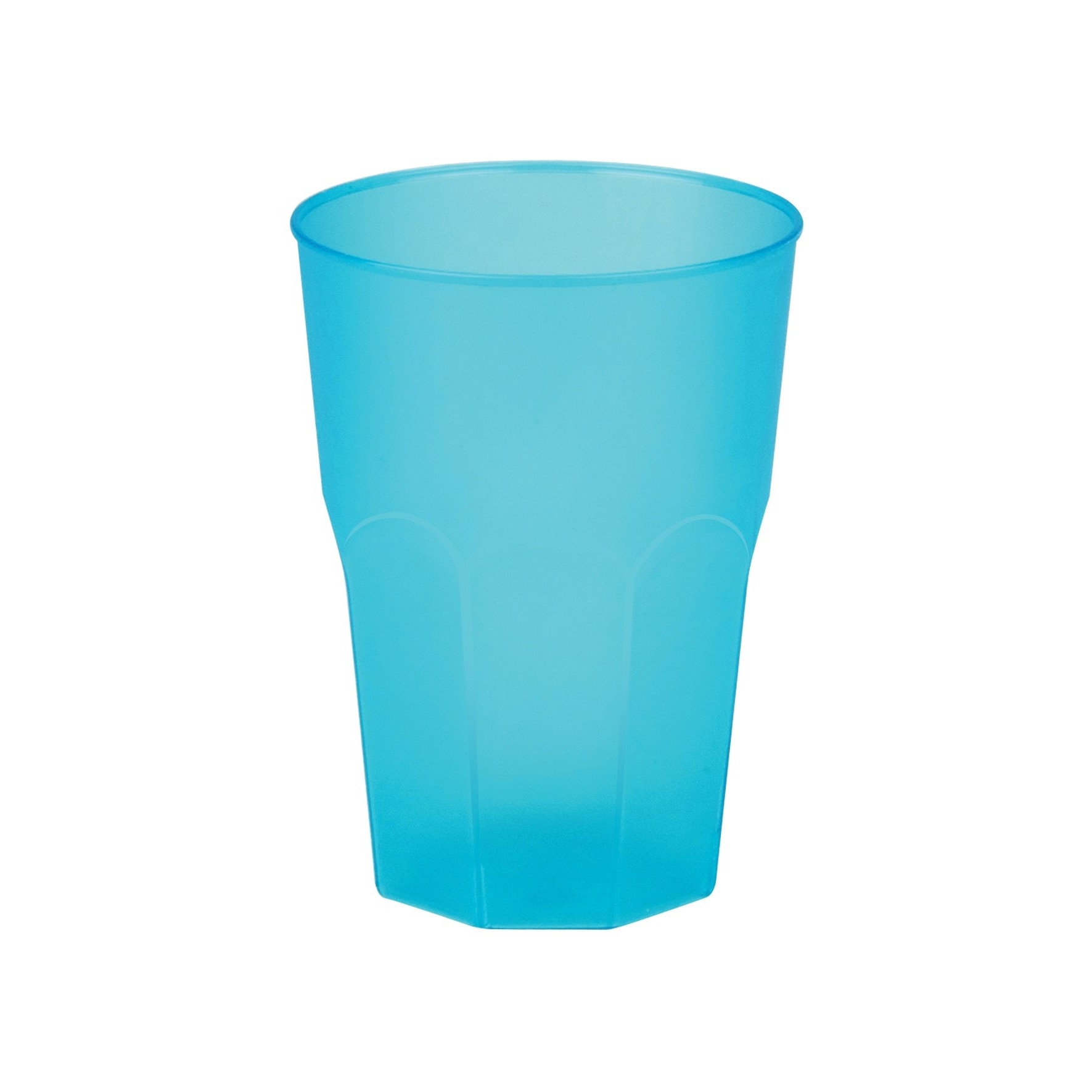 Pahar turcoaz transparent 350 cc set 20 buc , Gold Plast Cocktail Collection