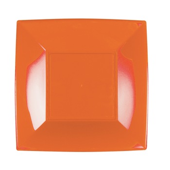Farfurie orange PP set 25 buc Gold Plast Nice Collection 23x23 cm Farfurie orange PP set 25 buc Gold Plast Nice Collection 23x23 cm