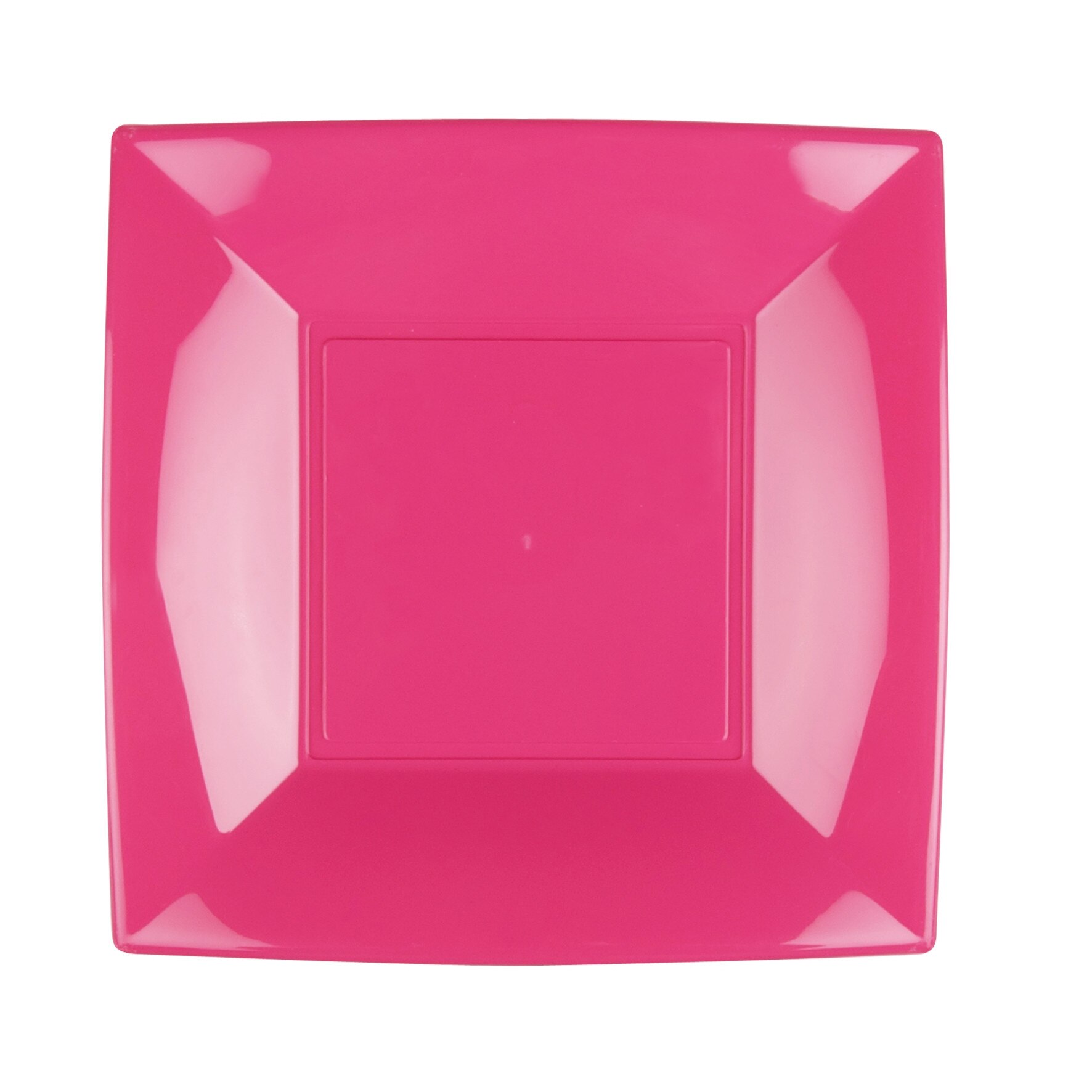 Farfurie fuchsia PP set 25 buc Gold Plast Nice Collection 23x23 cm